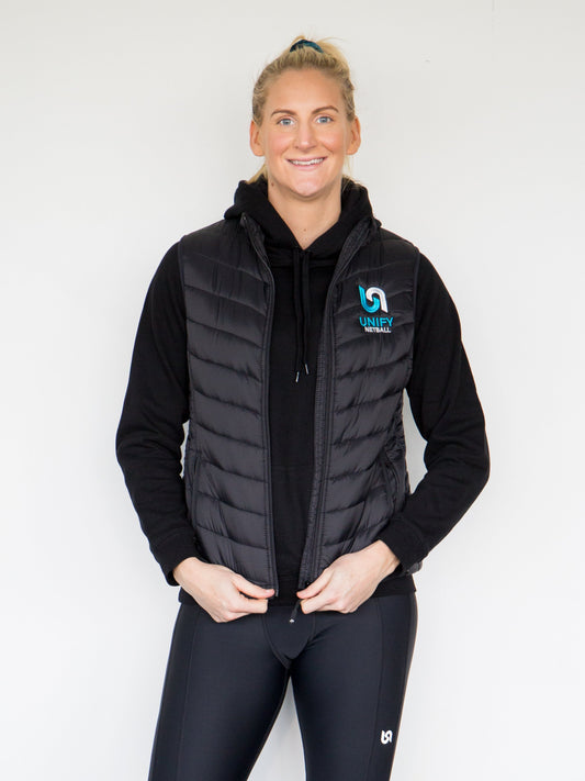 Gold Puffer Vest (MVA)